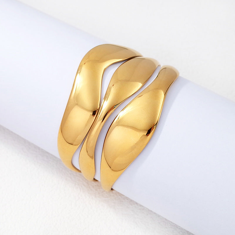 Goldüberzogene Armbanduhr