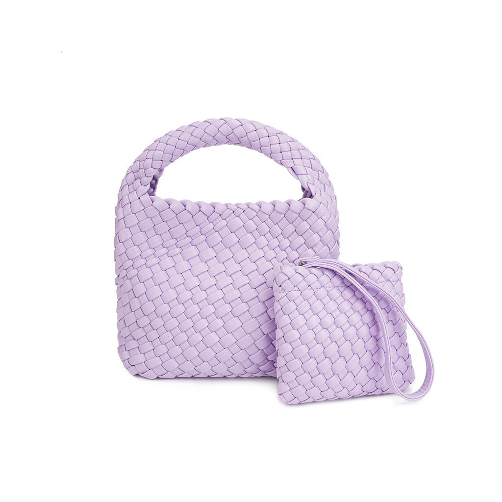 Handgewebte Umhängetasche mit Kette – Bild 3 | LuxeStyle