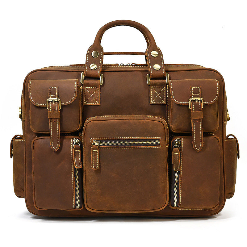 Genuine Leder Crossbody Messenger – Bild 10 | LuxeStyle