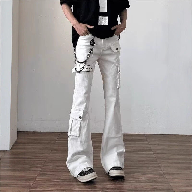 Strap-flared Denim Jeans für Herren