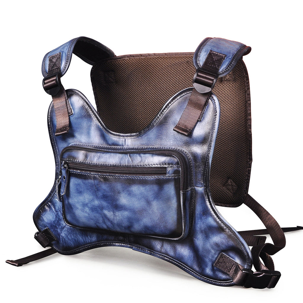 Vintage Brusttasche aus Rindsleder – Bild 6 | LuxeStyle