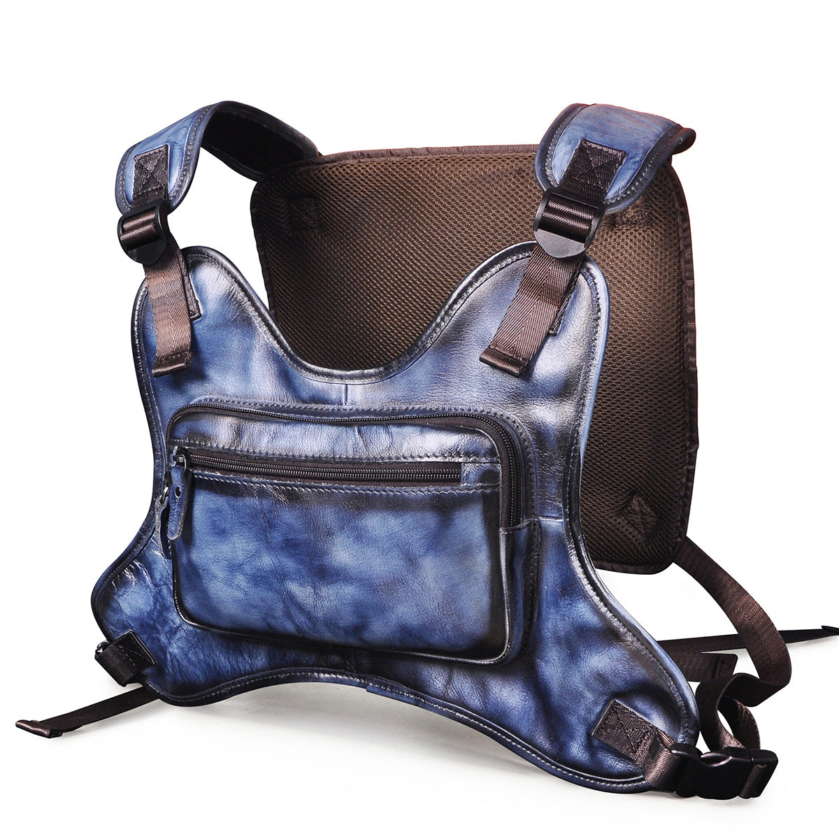 Vintage Brusttasche aus Rindsleder – Bild 6 | LuxeStyle