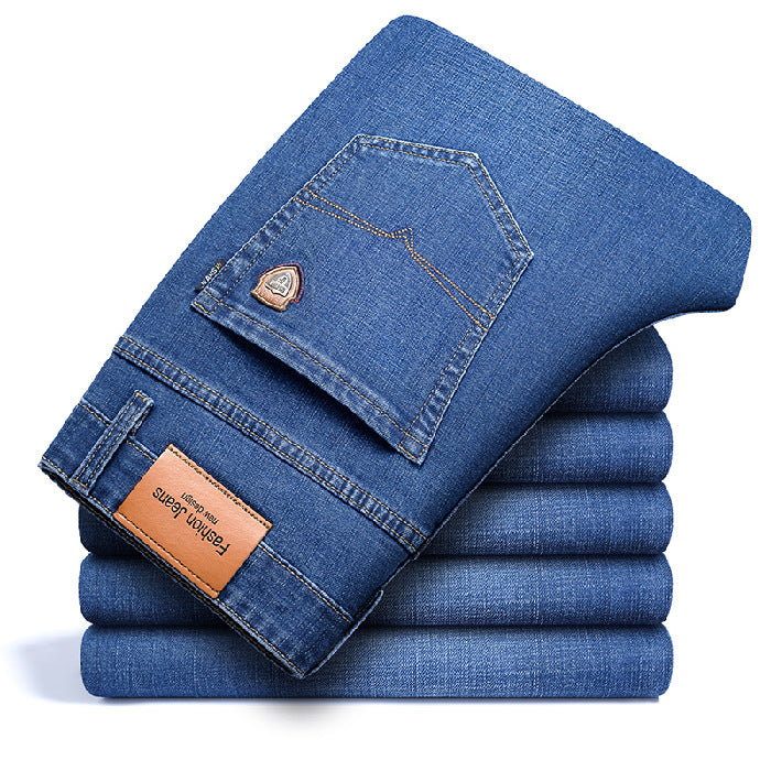 Herren Jeans Straight Loose Business