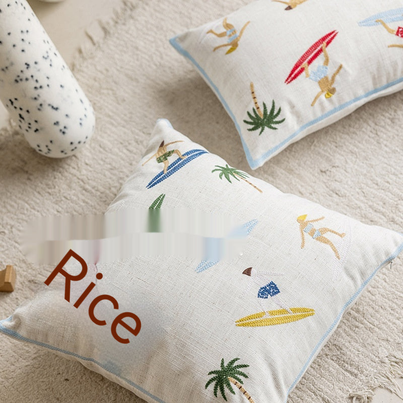 Kissenhülle "Summer Ocean Surf" bestickt – Ansicht 7