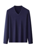 V-Ausschnitt Pullover für Herren