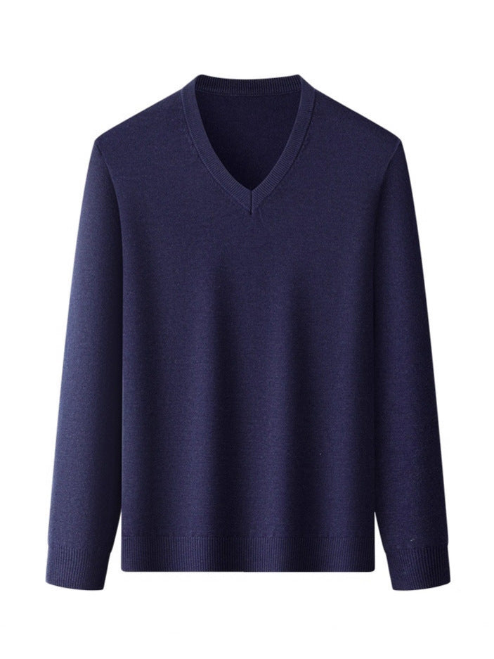 V-Ausschnitt Pullover für Herren