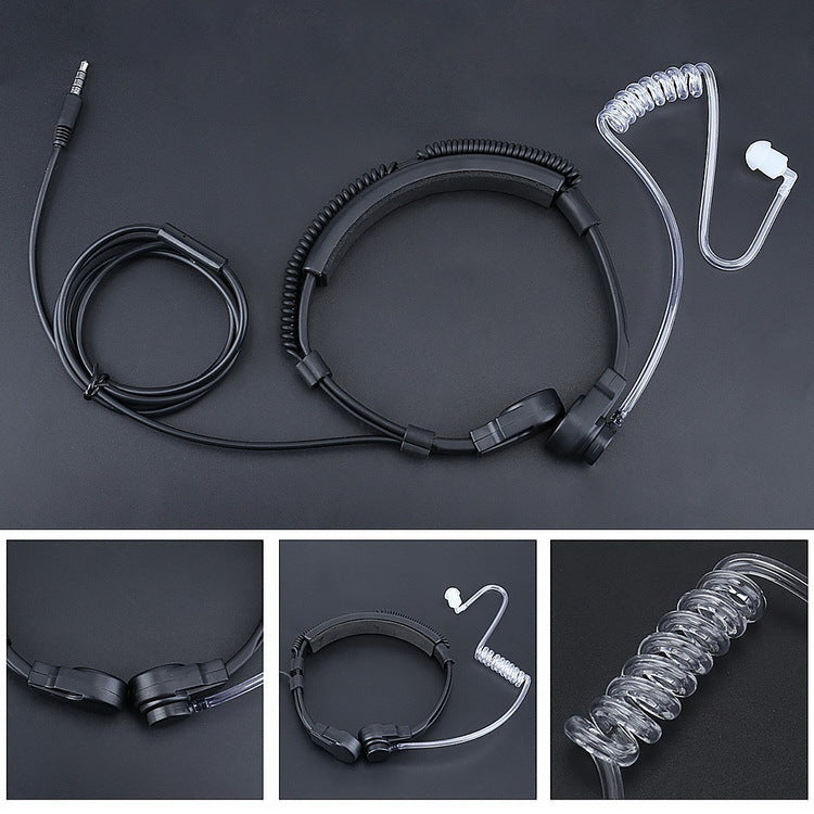 Kehlkopfmikrofon-Headset