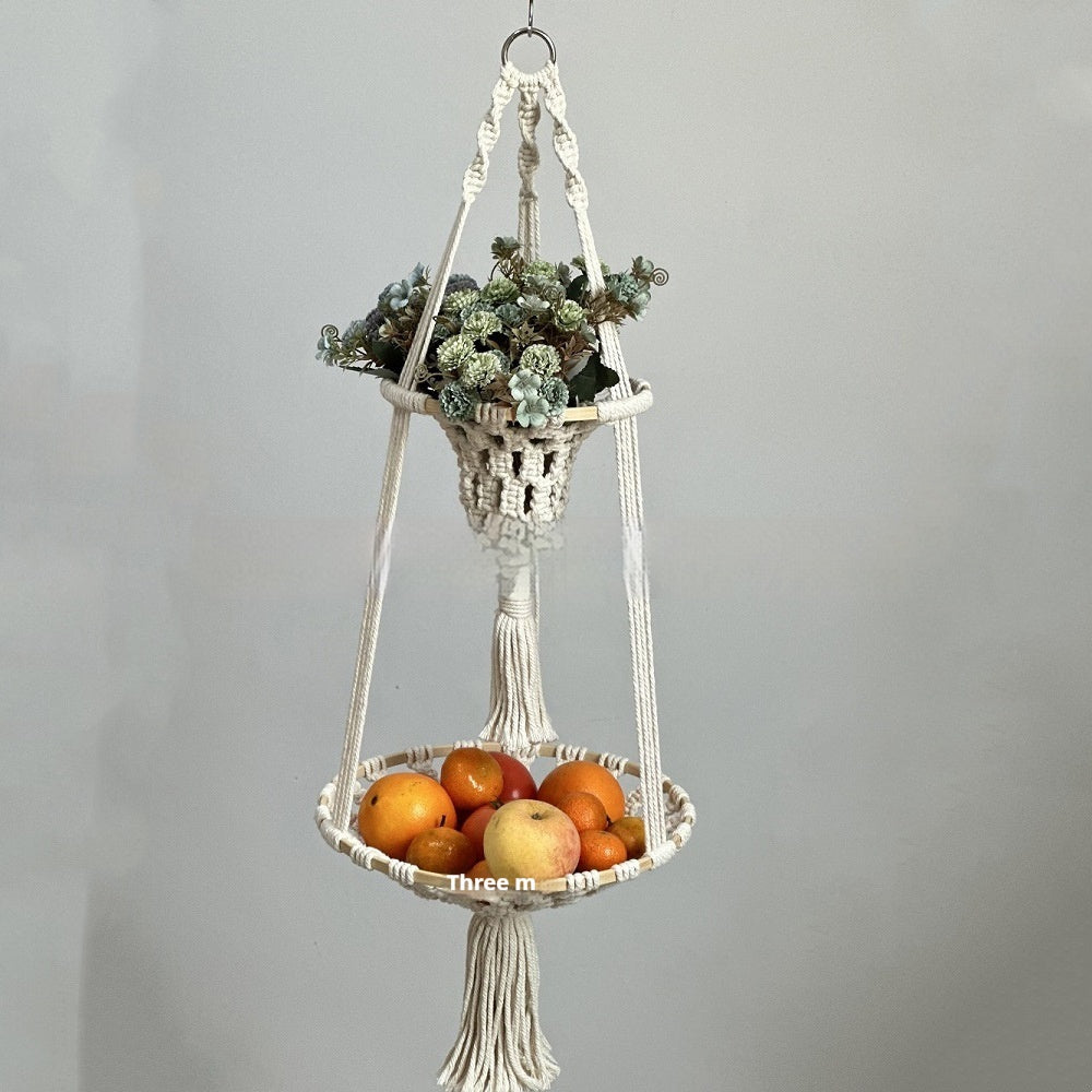 Doppellagiger Korb aus Baumwollschnur – Bild 5 | LuxeStyle