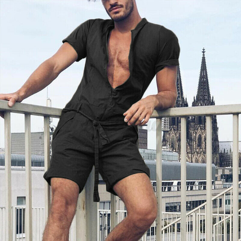 Einheitlicher Jumpsuit für Herren – Bild 4 | LuxeStyle