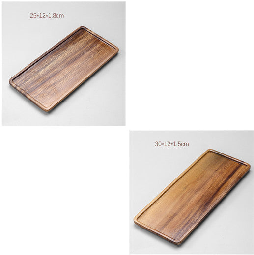 Rechteckiges Teetablett aus Massivholz – Bild 3 | LuxeStyle