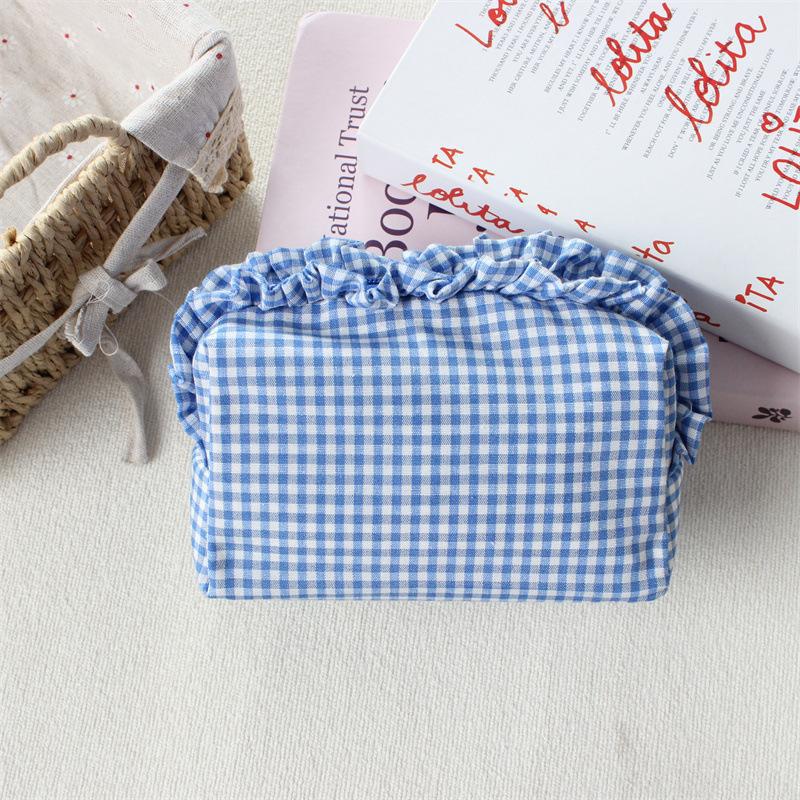 Plissiertes Karo-Etui mit grosser Kapazität – Bild 8 | LuxeStyle