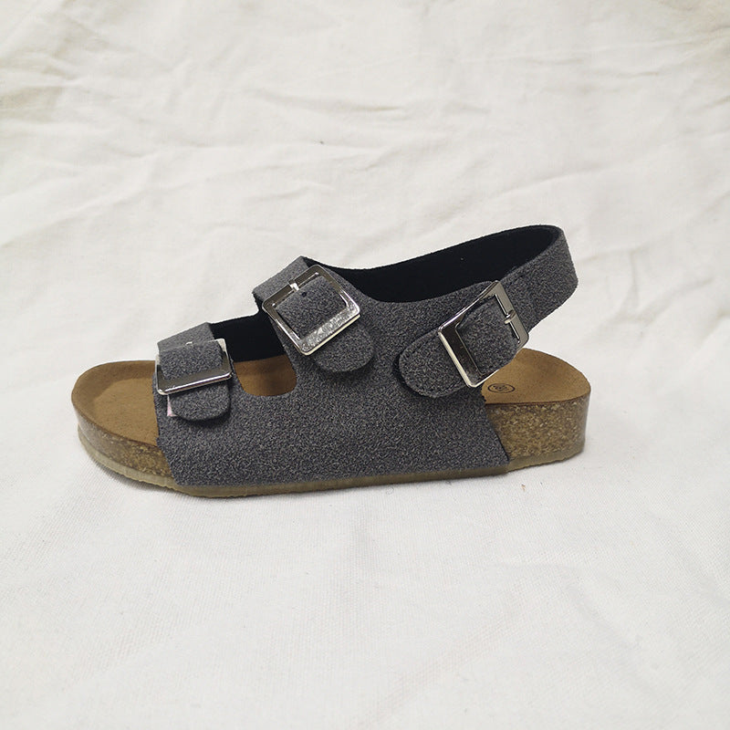 Kinder Sandalen mit Klettverschluss und Korksohle – Bild 5 | LuxeStyle