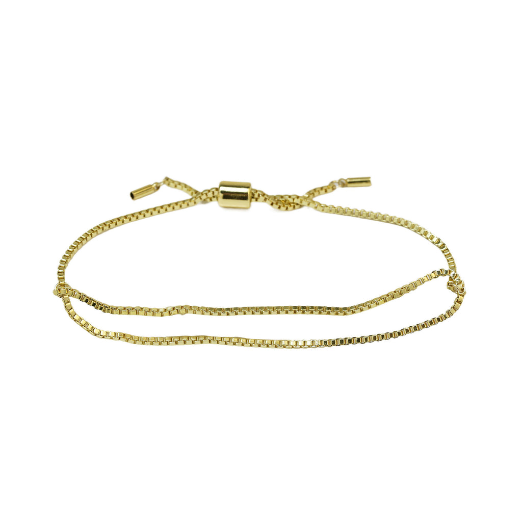 Mini Bubble-Armband – Kupfer, vergoldet – Bild 9 | LuxeStyle