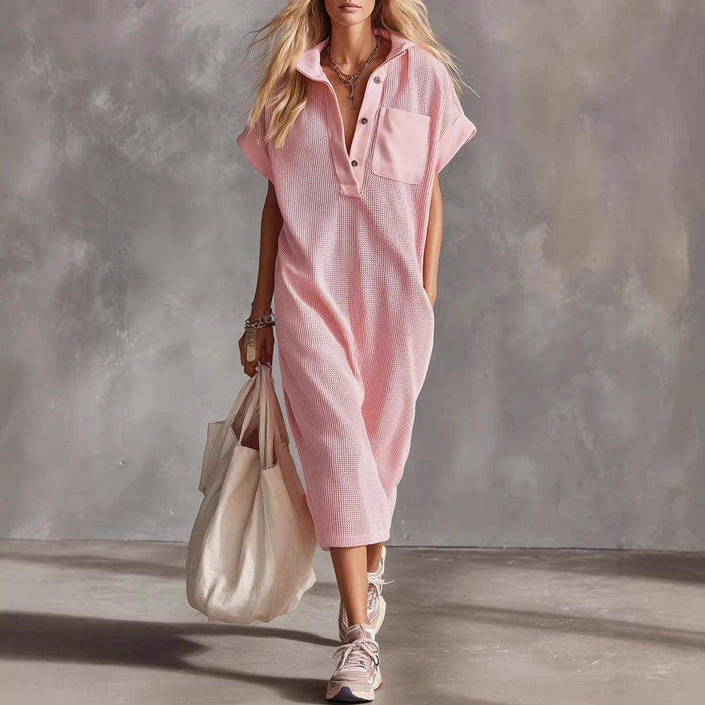Elegantes Kurzarm-Kleid