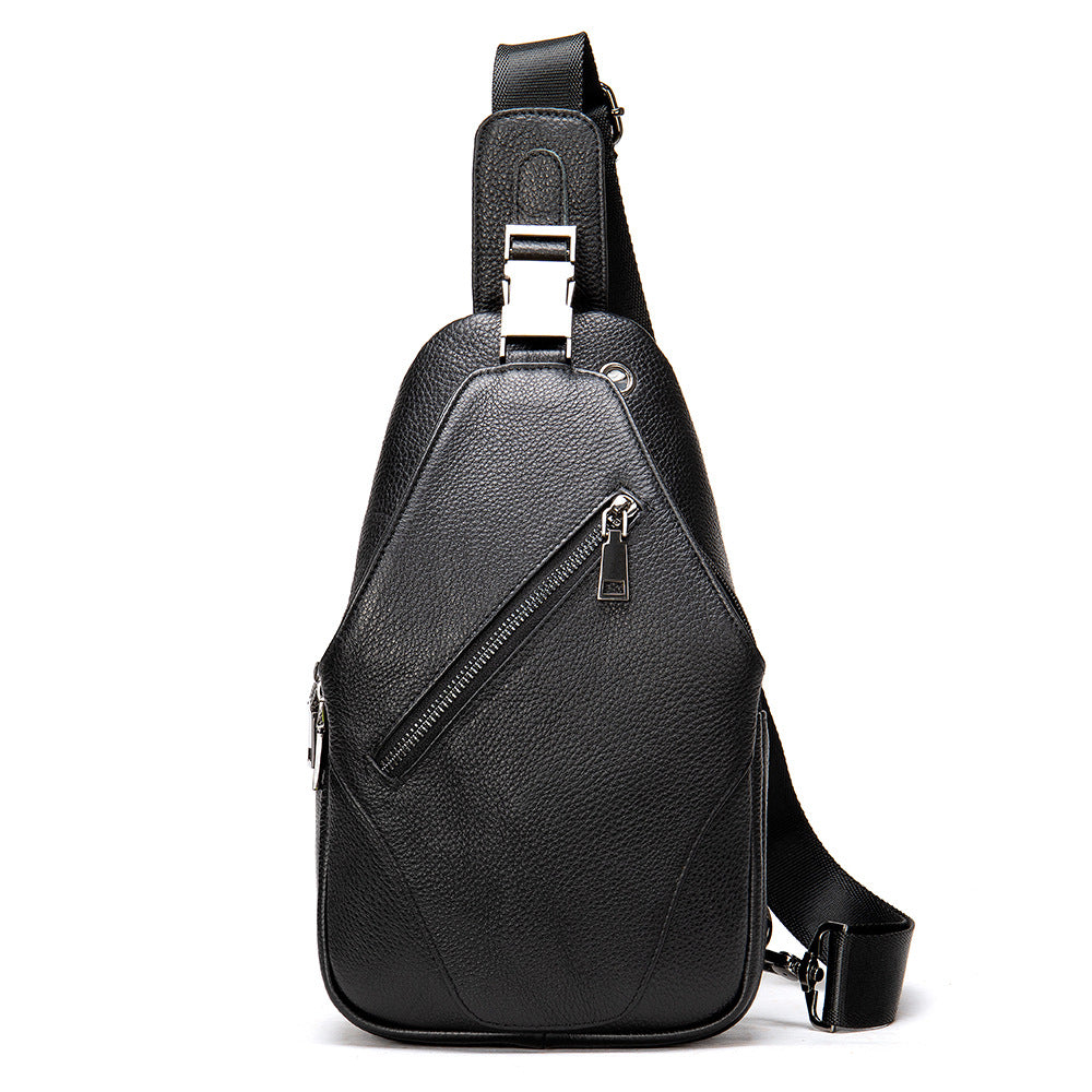 Schwarzes Leder-Taschen-Set – Bild 4 | LuxeStyle