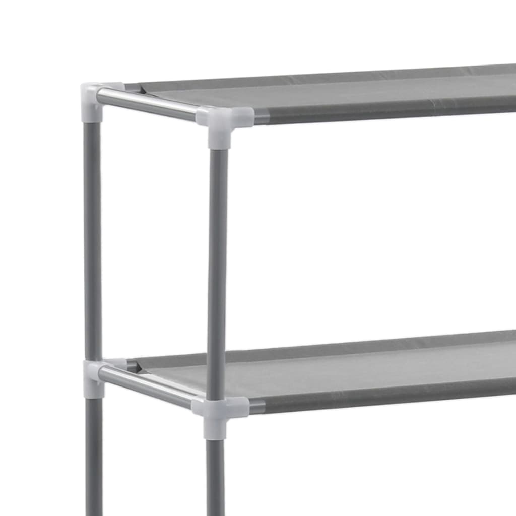 Waschmaschinenregal mit 3 Tablaren, Silber