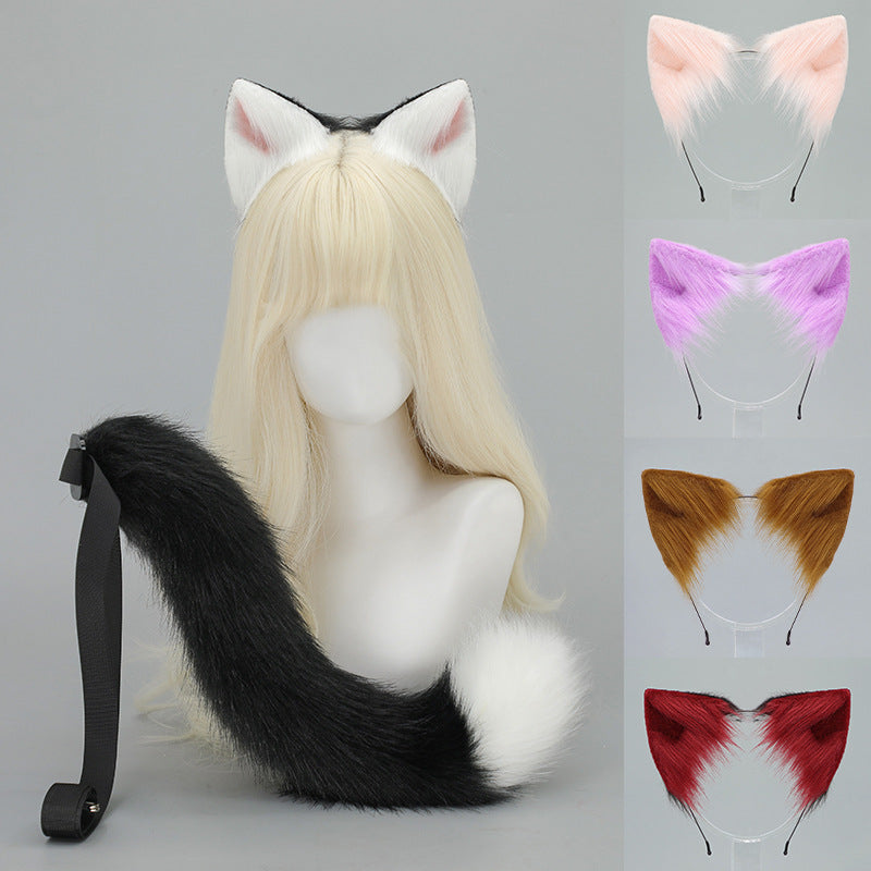 DIY Katzenohren-Haarreif und Katzenschwanz-Set