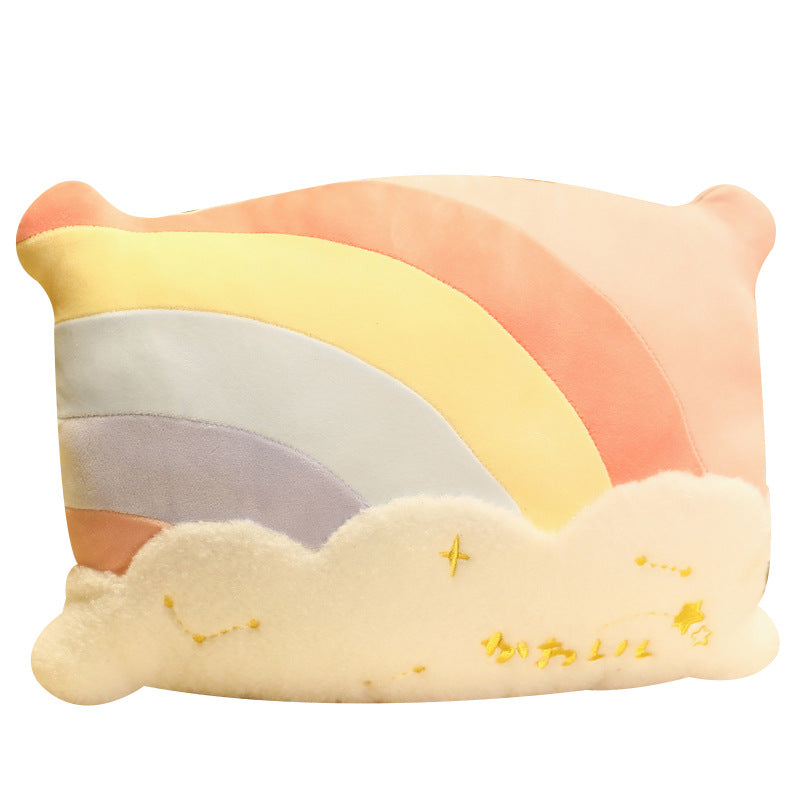 Niedliches Wolken-Regenbogen-Kissen – Bild 4 | LuxeStyle