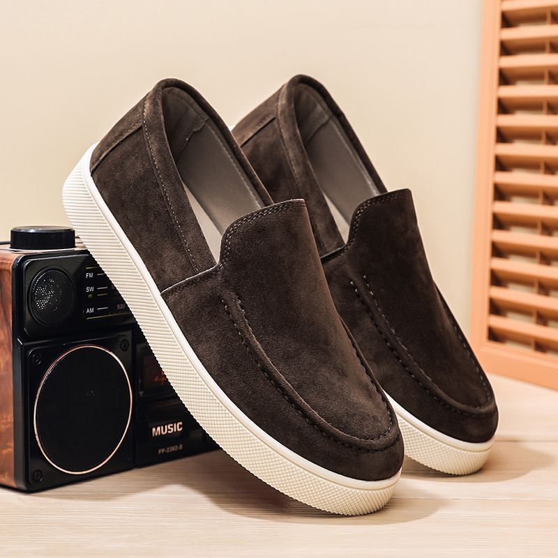 Herren Canvas Slipper mit Einzelriemen