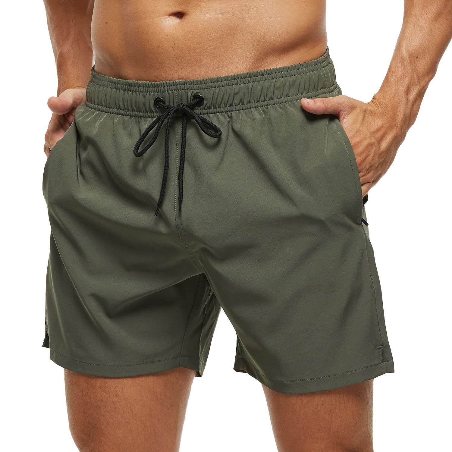 Herren Beach-Shorts Coral