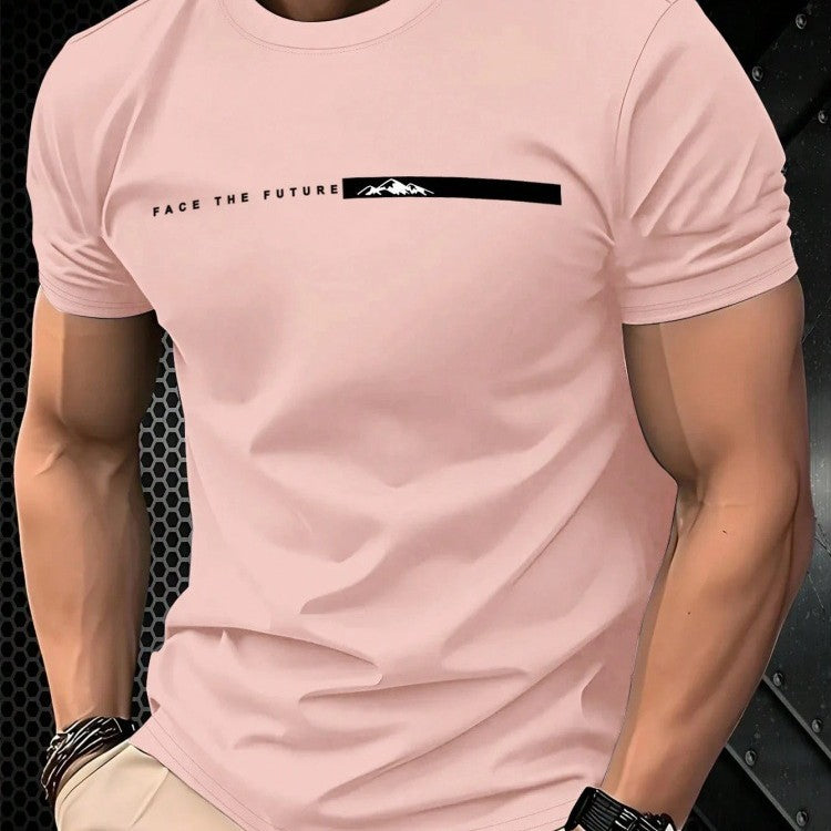 Herren Casual Sport-Shirt mit Print