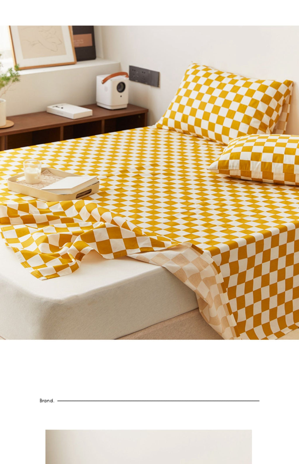 Cotton-Kissenbezug mit einfachem Muster – Bild 3 | LuxeStyle