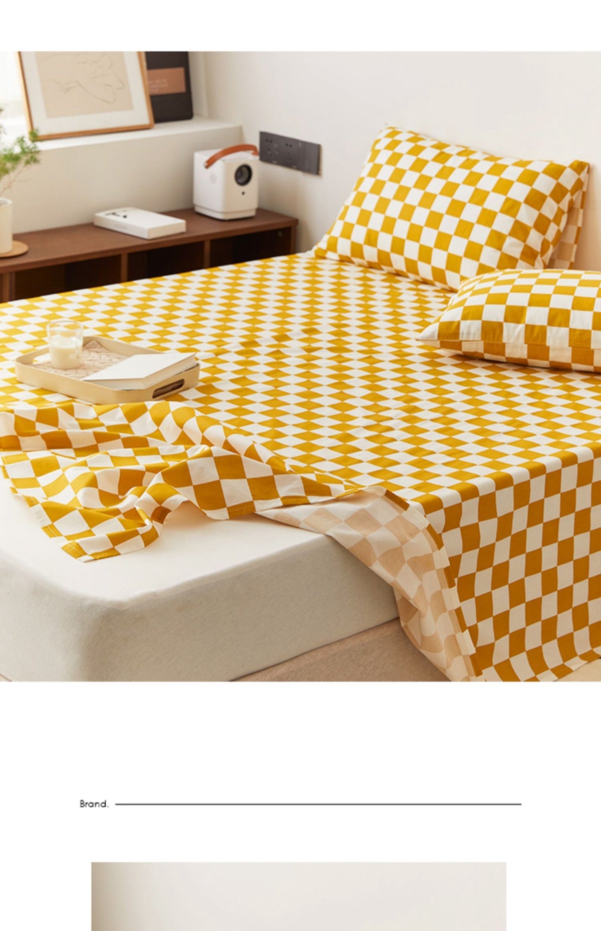 Cotton-Kissenbezug mit einfachem Muster – Bild 3 | LuxeStyle