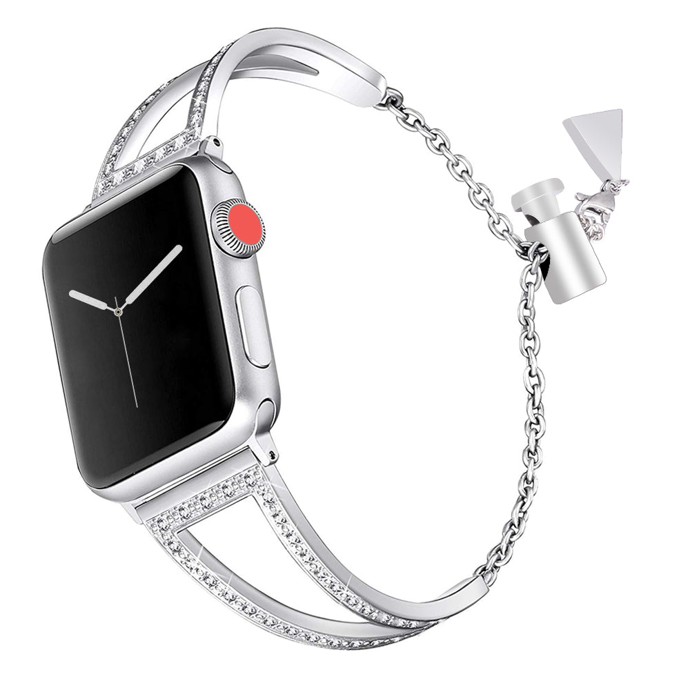 Edles Uhrenarmband mit Strasssteinen – Bild 3 | LuxeStyle
