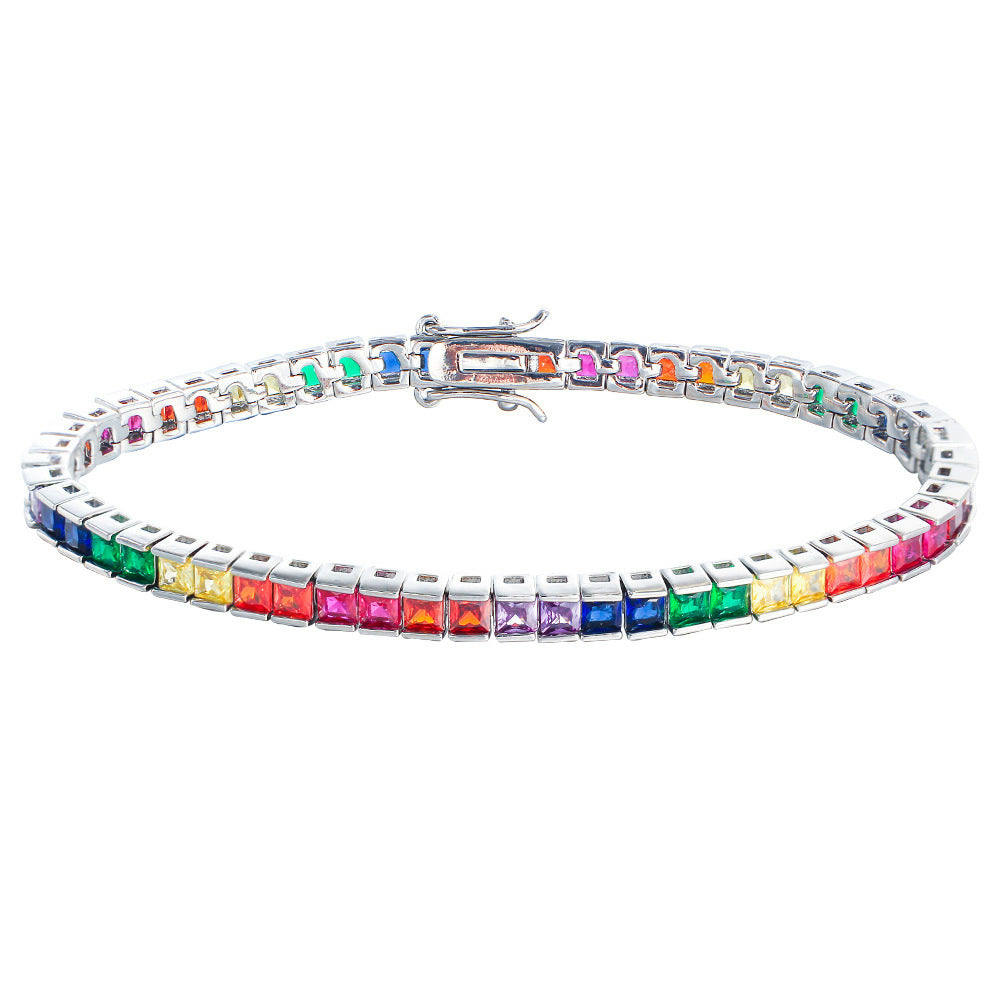 Buntes Armband im geometrischen Design – Bild 4 | LuxeStyle