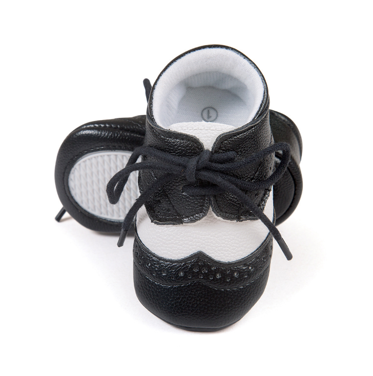 Baby-Lauflernschuhe aus weichem Kunstleder