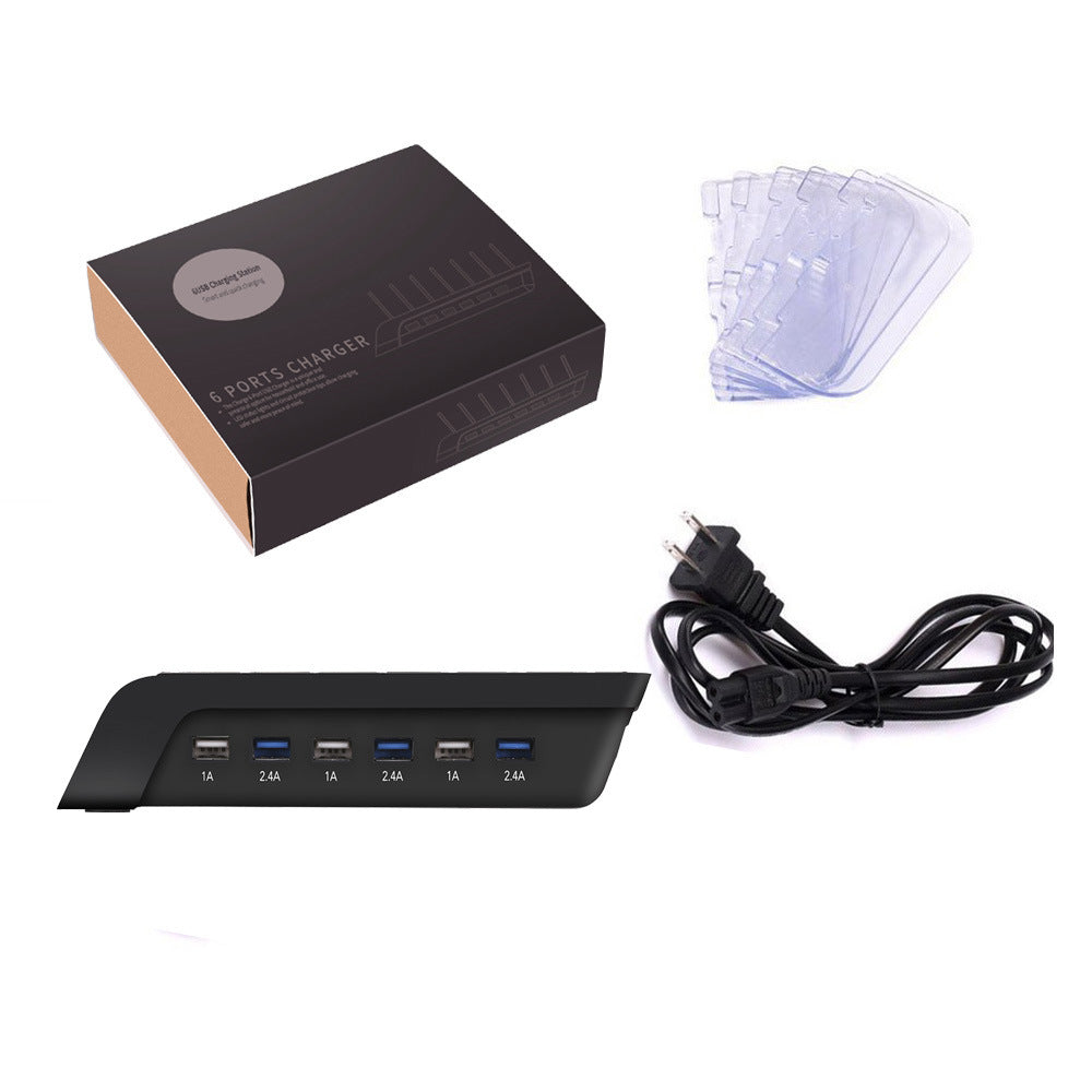 6-Port USB-Ladeständer für Mobiltelefone | LuxeStyle