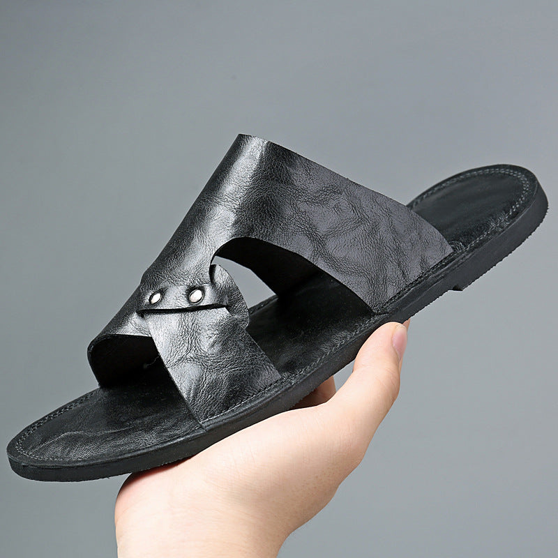 Vintage Strand-Sandalen für Herren