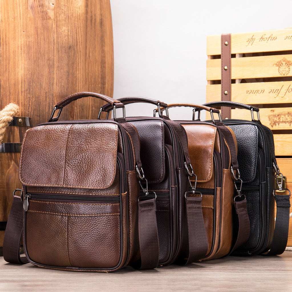 Messenger-Tasche Herren aus Leder – Bild 2 | LuxeStyle