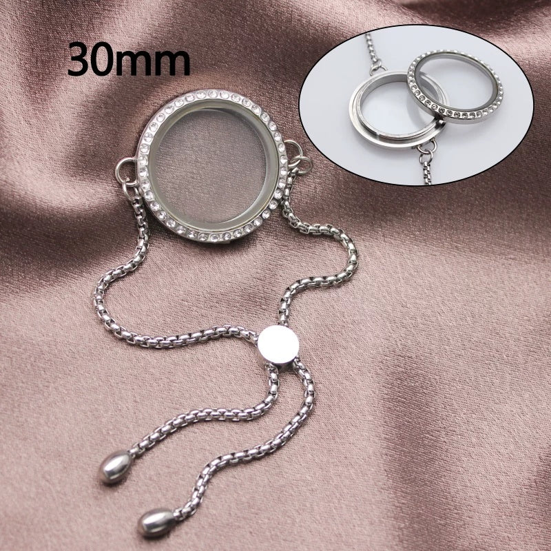 Armband mit doppelter Glasfassung – Bild 2 | LuxeStyle