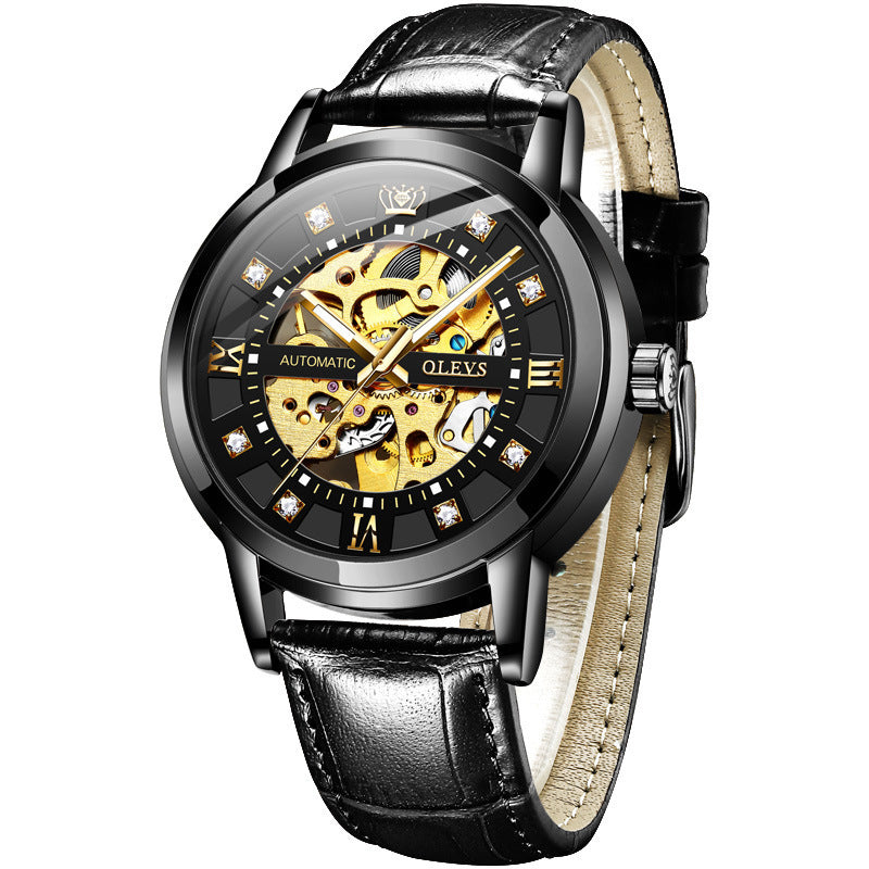 OLEVS Mechanische Armbanduhr mit Nachtlicht – Bild 2 | LuxeStyle