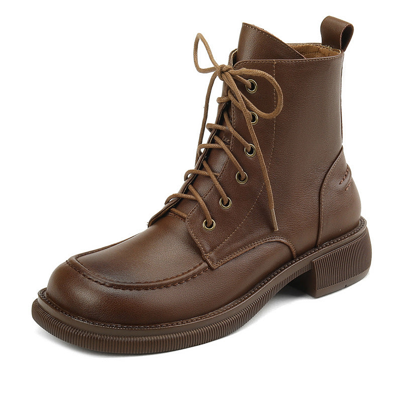 Martin Boots aus Leder mit Schnürung