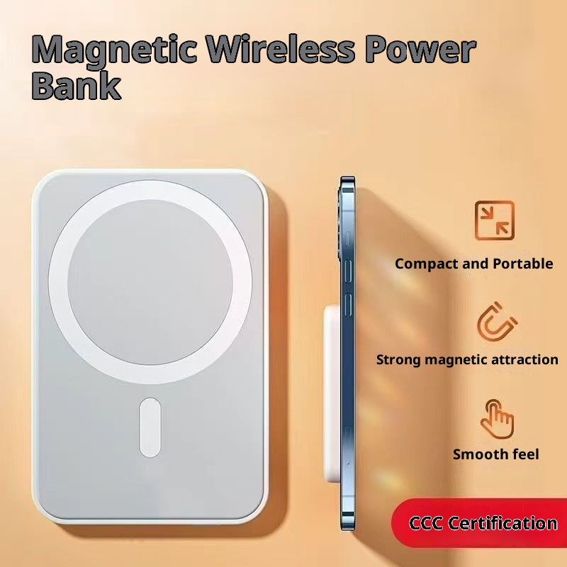 Magnetische Wireless Powerbank mit Schnellladung