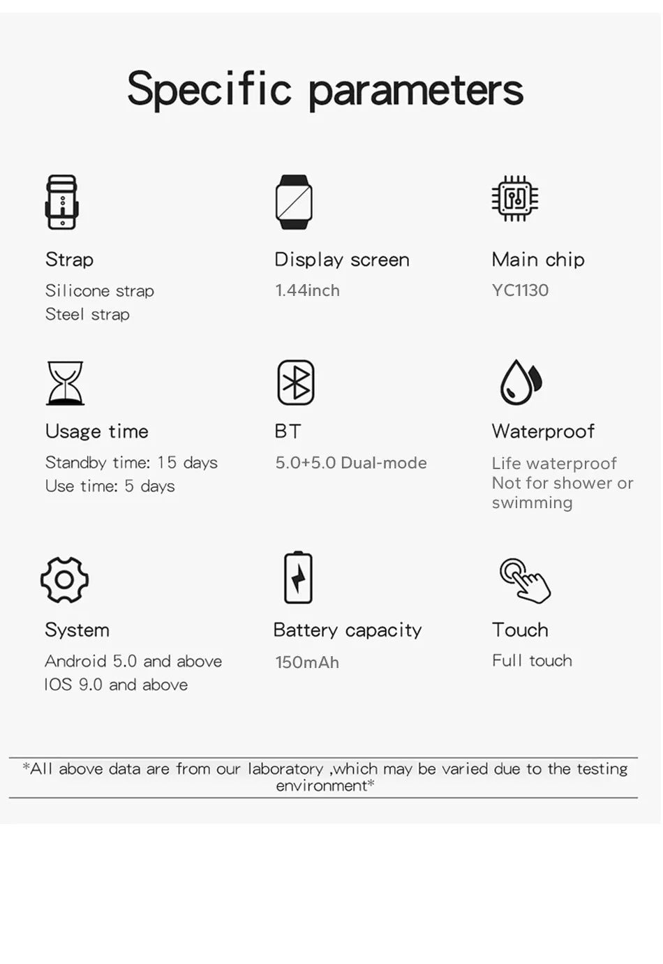 Smartwatch mit Bluetooth-Telefonie und Touchscreen – Bild 14 | LuxeStyle