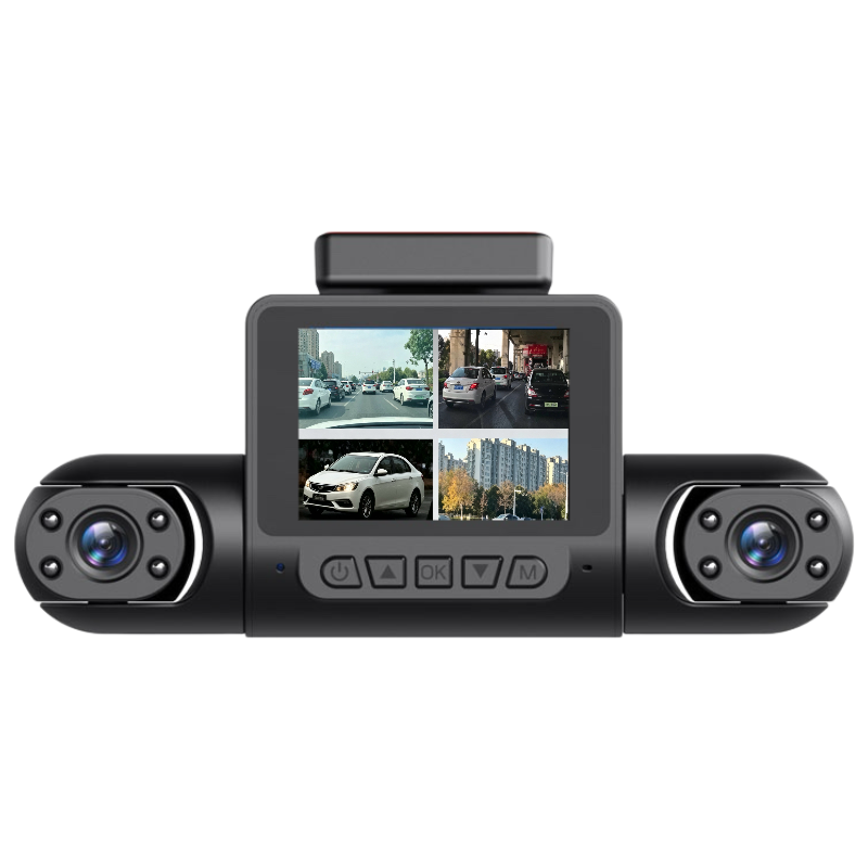 1080P HD-Fahrzeugrekorder mit 4 Kameras, HD-Nachtsicht, Vorne/Hinten/L