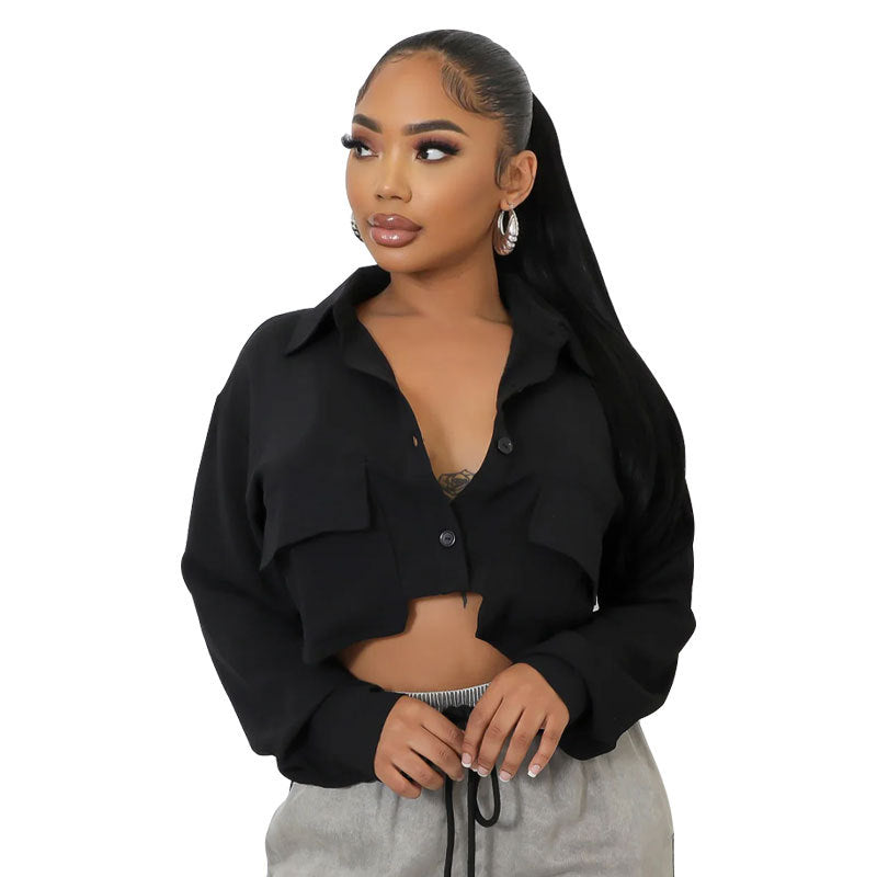 Elegante Langarm-Bluse für Damen
