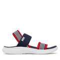 Marineblaue Damensandalen – Stilvoll durch den Sommer.