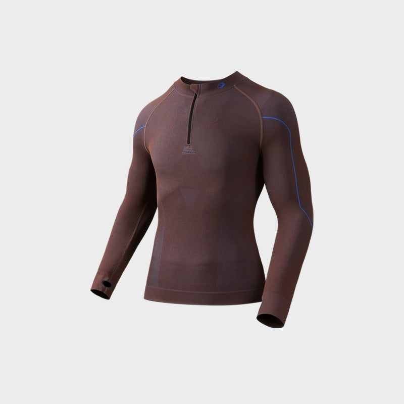 Nahtloses, schnelltrocknendes Baselayer für Herren