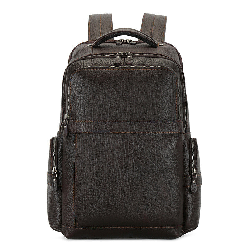 Computer-Rucksack aus Rindsleder – Bild 5 | LuxeStyle