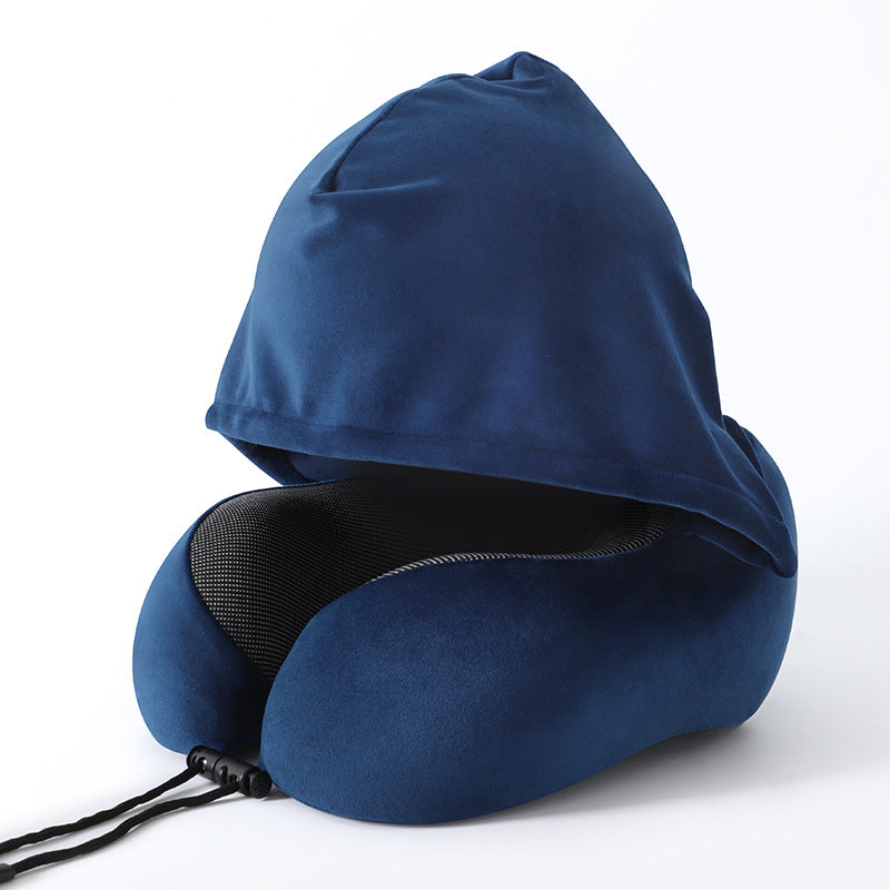 Nackenkissen mit Kapuze und Memory-Schaum – Bild 6 | LuxeStyle