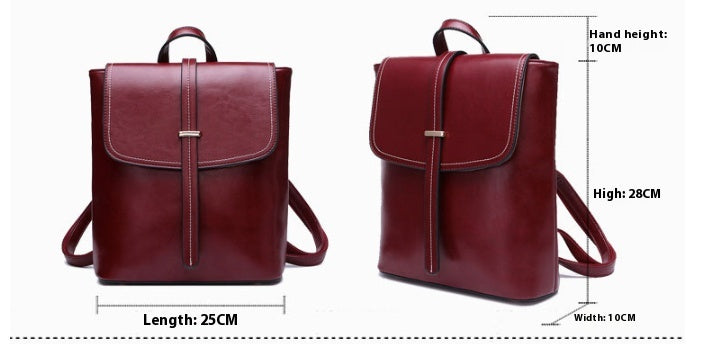 Damen Rucksack & Umhängetasche aus Rindsleder – Bild 10 | LuxeStyle
