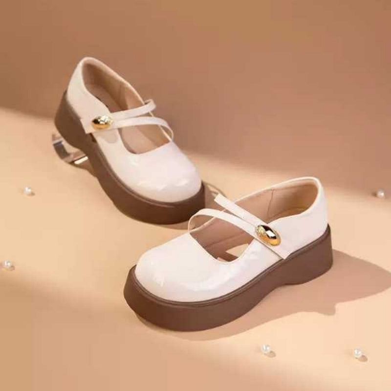 Vintage Mary Jane Plateau-Schuhe