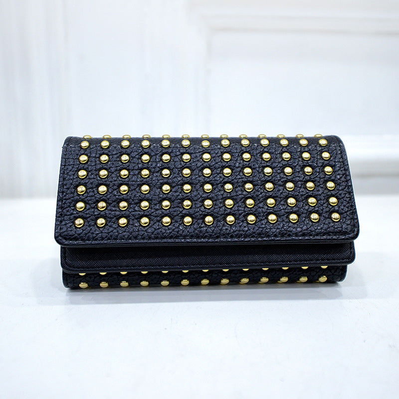 Damen-Portemonnaie mit Nieten – Bild 3 | LuxeStyle
