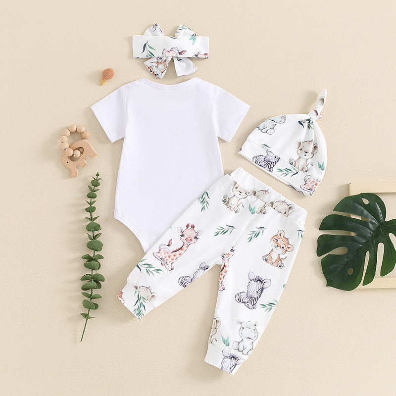 Baby Strampler-Set mit Buchstabenmuster – Bild 3 | LuxeStyle