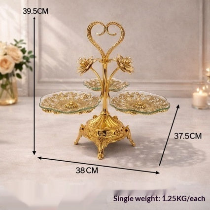 Etagere «Light-luxury» mit vier Fächern