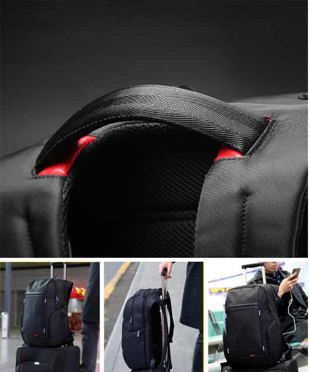 Solarbetriebener Rucksack mit USB-Ladefunktion | LuxeStyle